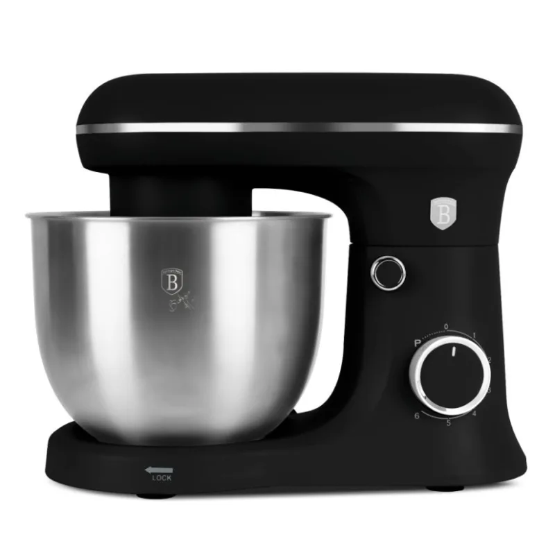 BERLINGERHAUS 1500 W Food Processor – Matte Black Collection