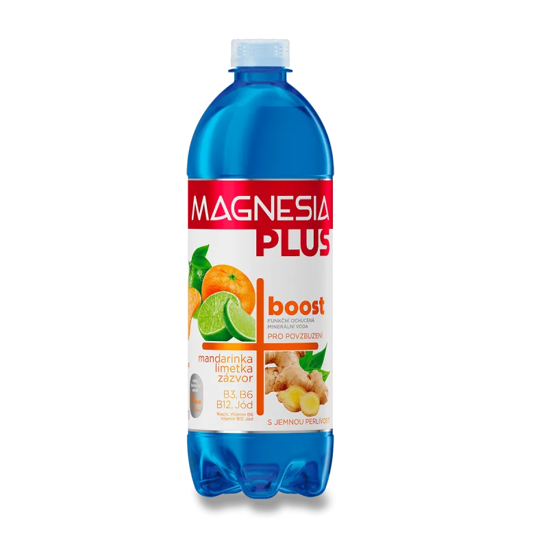 Magnesia Plus Boost mandarinka limetka zazvor 0.7l
