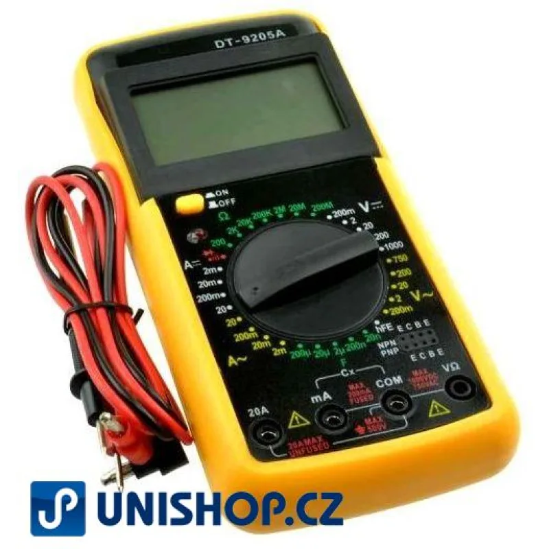 Digitální multimetr DT9205A