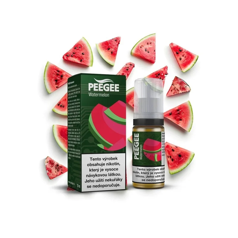 PEEGEE - E-liquid - Vodní meloun - 6mg  E-liquid