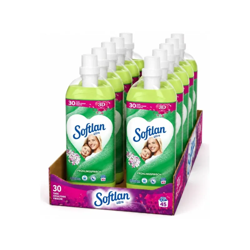 Softlan Fruhlingsfrisch 3D aviváž 1 l 45 PD - 12 ks-VÝHODNÉ BALENÍ  - nové složení