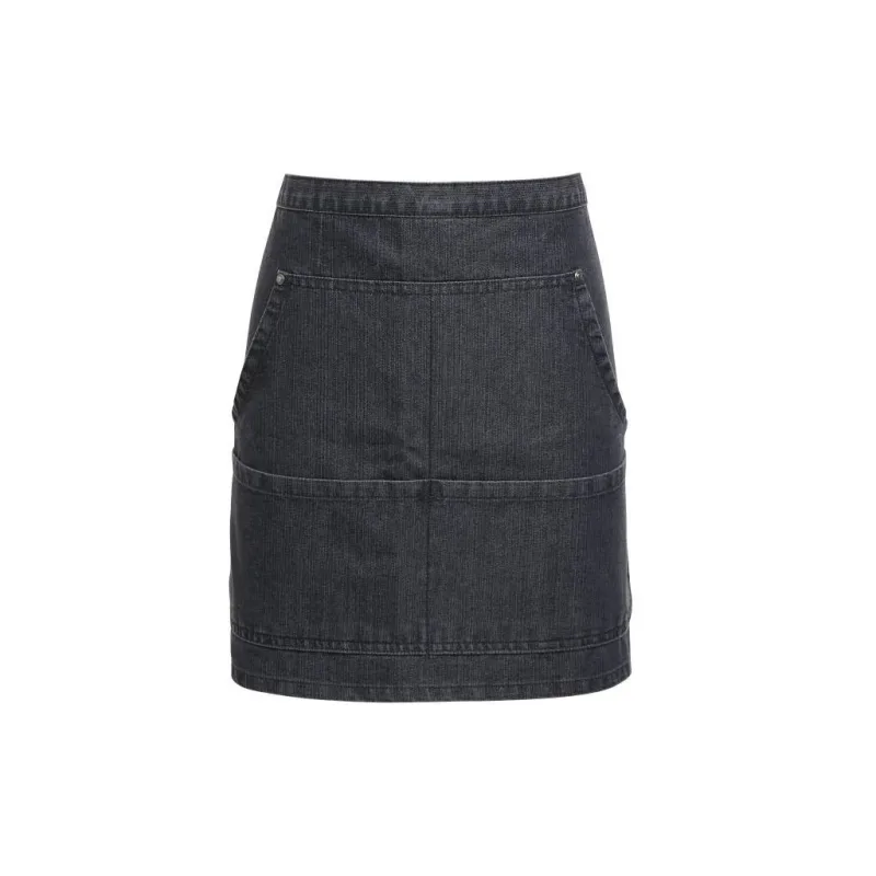 Denim krátká zástěra do pasu PR125