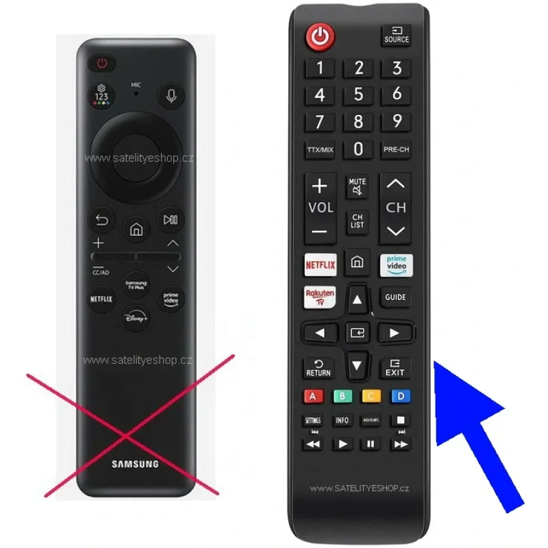 Samsung BN59-01432J náhradní tlačítkový dálkový ovladač