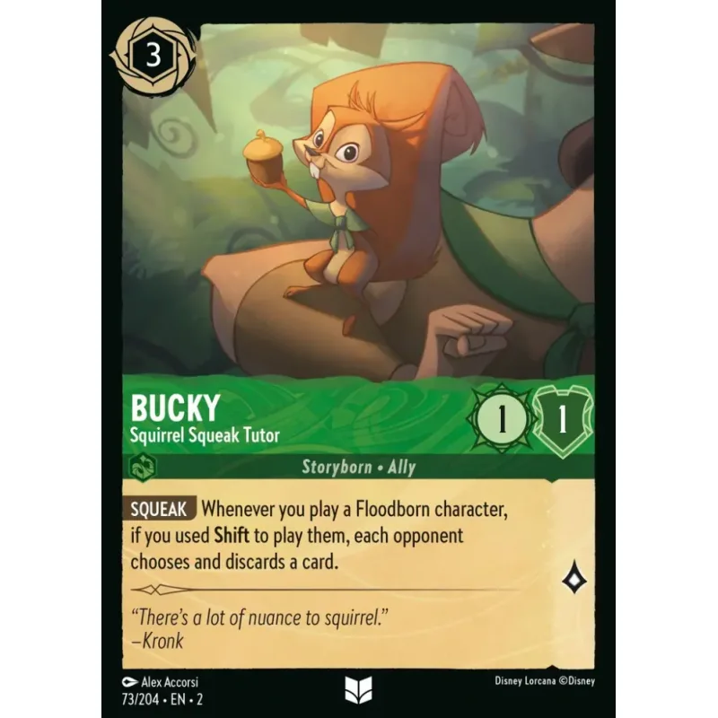 Bucky - Squirrel Squeak Tutor - foil