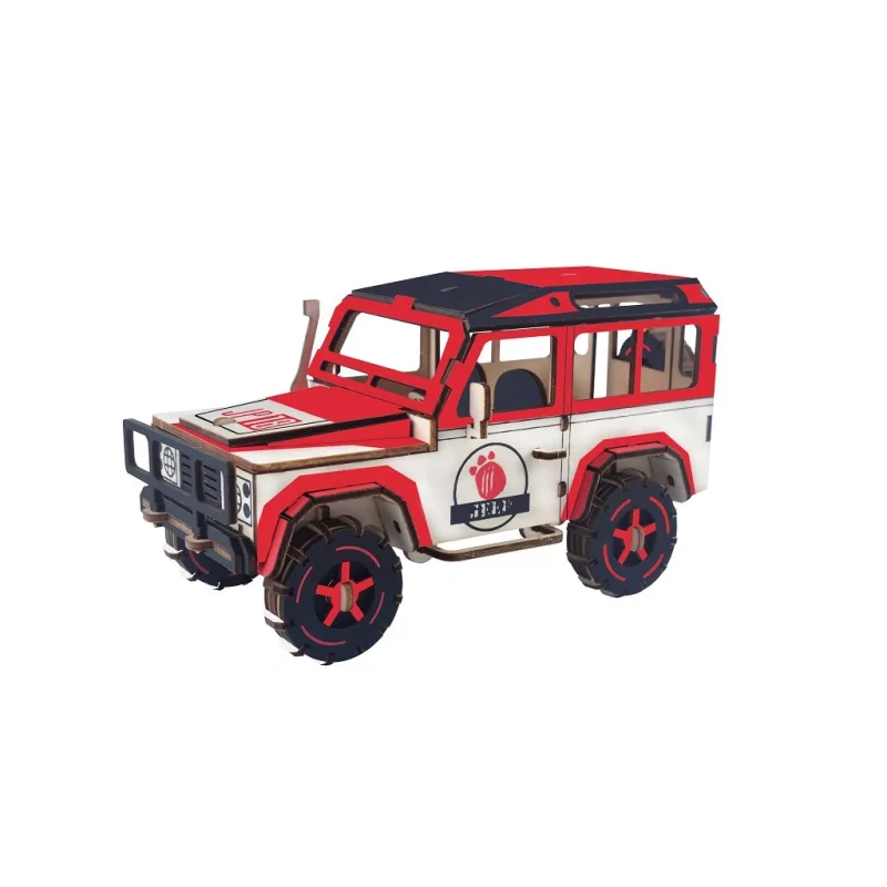 Drevené 3D puzzle SUV