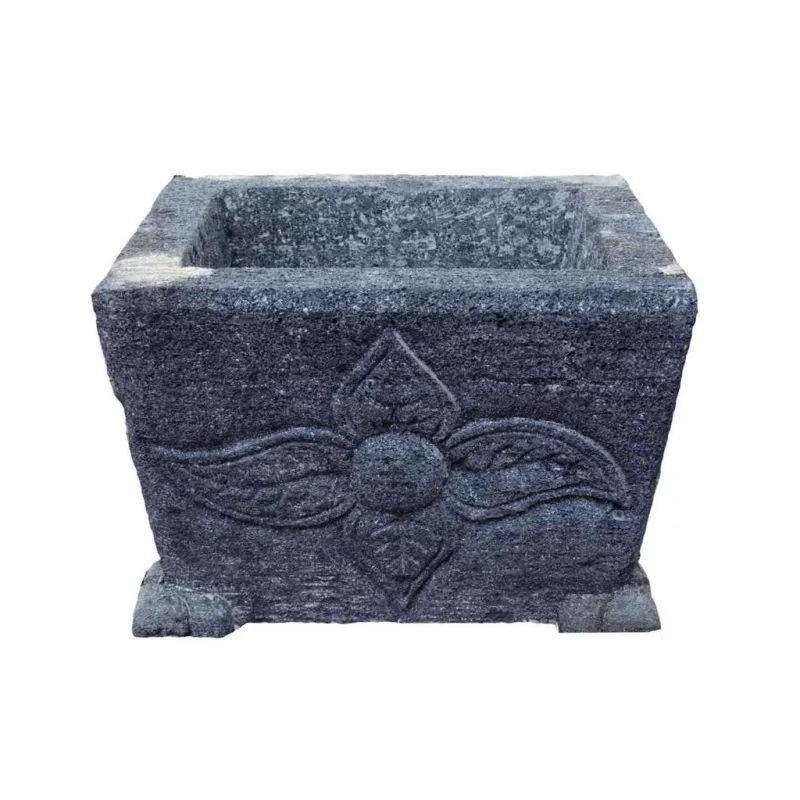 Tsukubai 40 x 30 x 30 cm - láva