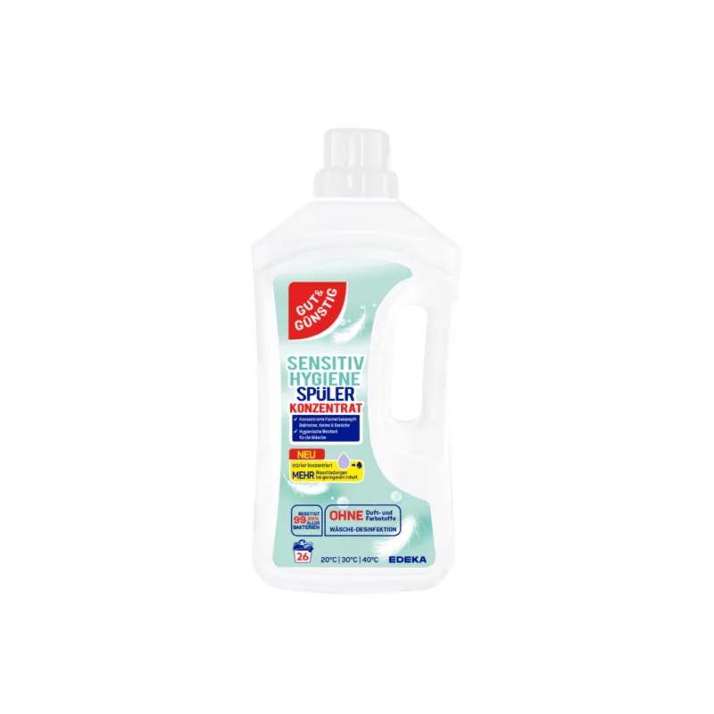 G&G Hygienická aviváž na prádlo Sensitiv 26 dávek 1 l  - originál z Německa