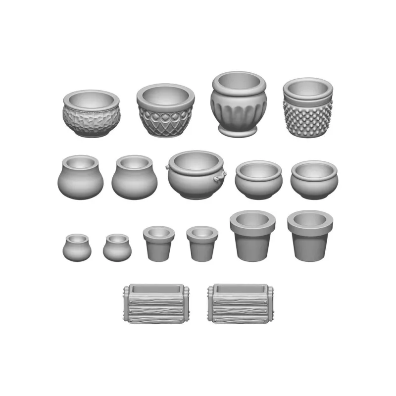 Green Stuff World 3D Printed Plant Pot 1:48-1:35