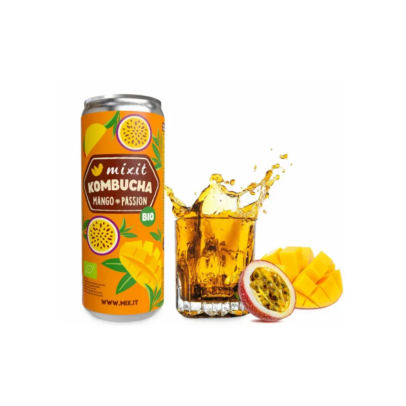 KOMBUCHA MANGO A MARACUJA - mango and passion furit BIO 330 ml MIXIT
