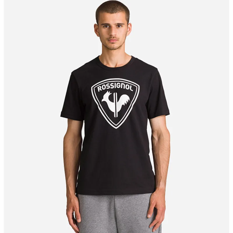 Rossignol LOGO ROSSI TEE pánské bavlněné černé triko