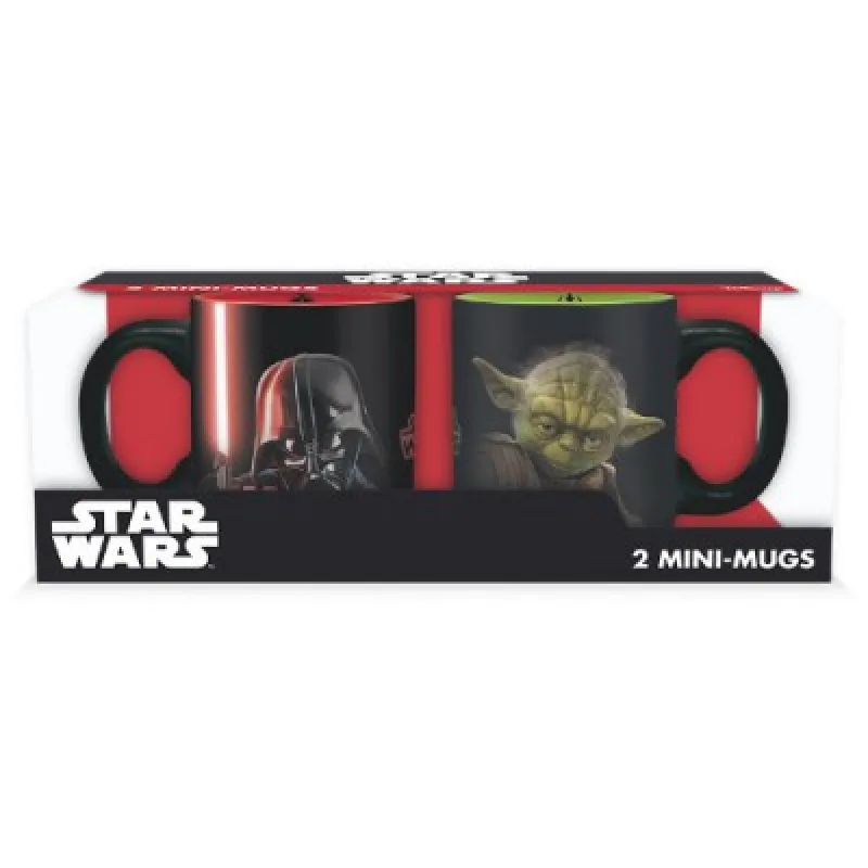 Mini hrnky Star Wars Vader vs Yoda (2 ks)