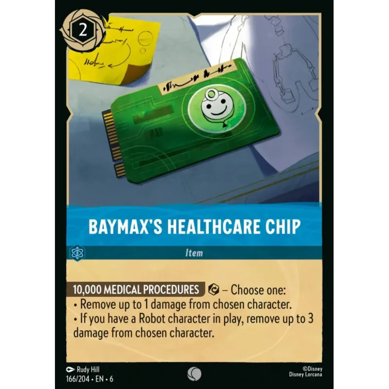 Baymax's Healthcare Chip - foil