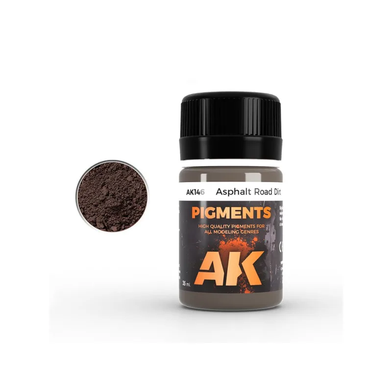 AK Interactive AK146 ASPHALT ROAD DIRT PIGMENT (35ml)