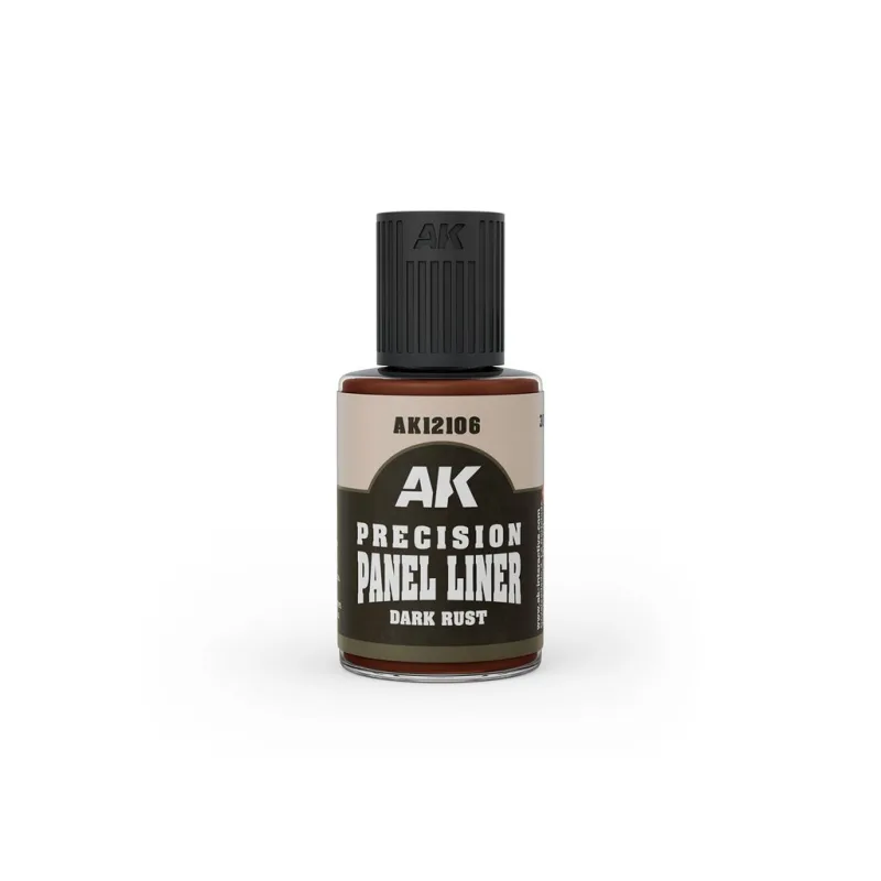 AK Interactive: Panel liner - Dark Rust