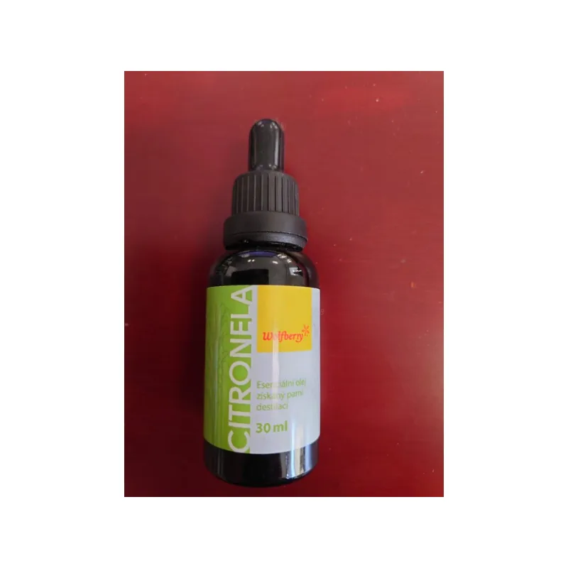 BIO CITRONELA ESENCIÁLNÍ OLEJ - 30 ml - WOLFBERRY