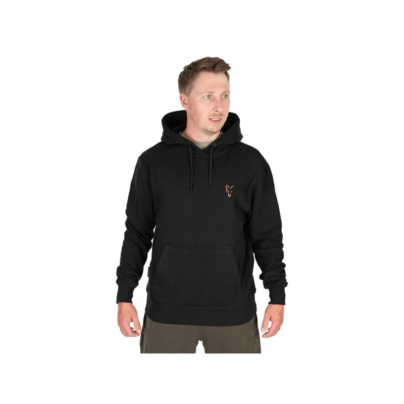 Fox Mikina Hoody Black & Orange  Získejte slevu -5% za registraci v e-shopu