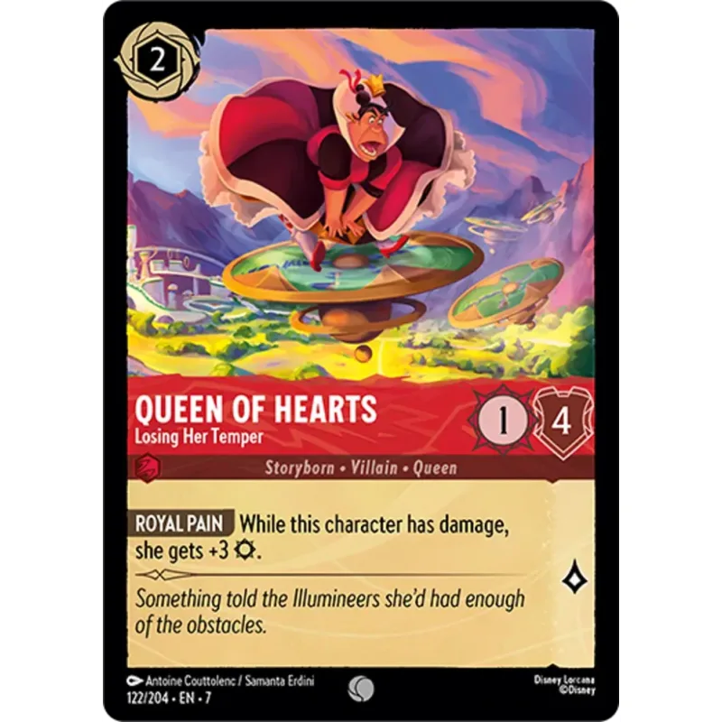 Queen of Hearts - Losing Her Temper - foil