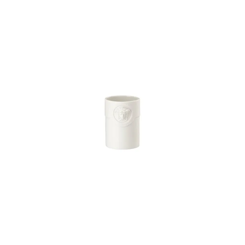 ROSENTHAL VERSACE LA MEDUSA MINI Váza válcová 10 cm – White