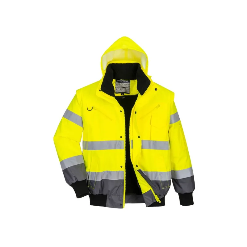 Zimní bunda Bomber Hi-Vis Contrast