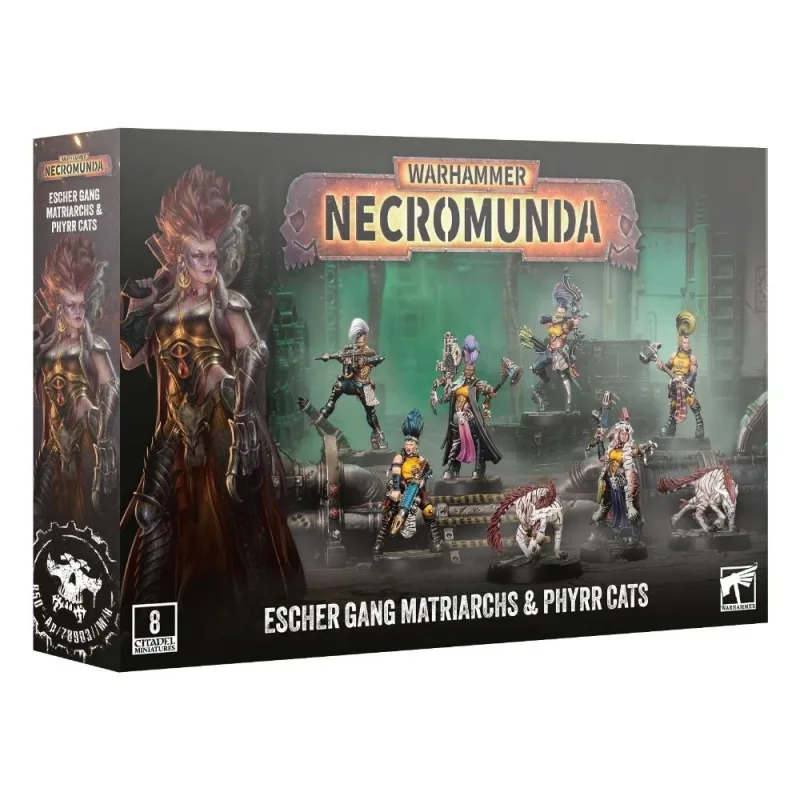 Necromunda: Escher Gang Matriarchs & Phyrr Cats
