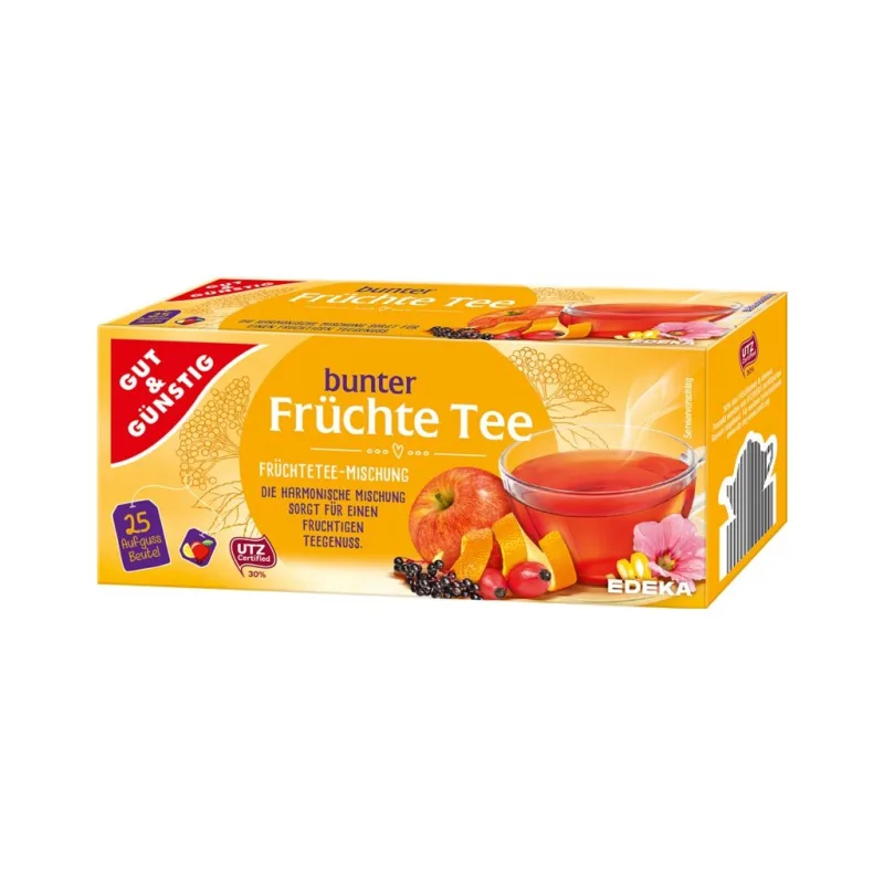 G&G Ovocný čaj 25 sáčků 75 g  - originál z Německa