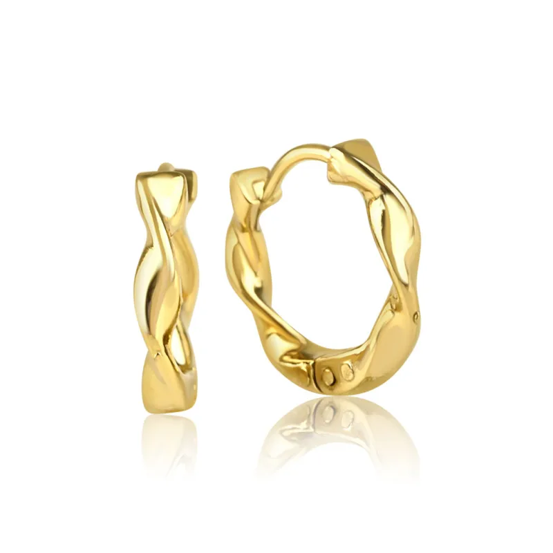Náušnice TWIST GOLD – náhled 1