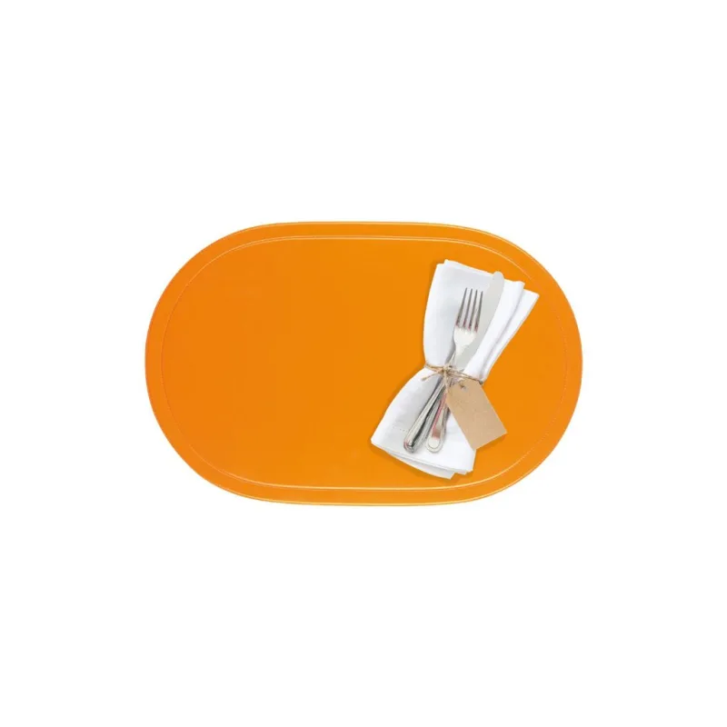 Prostírání oválné FUN 45,5 x 29 cm - oranžové