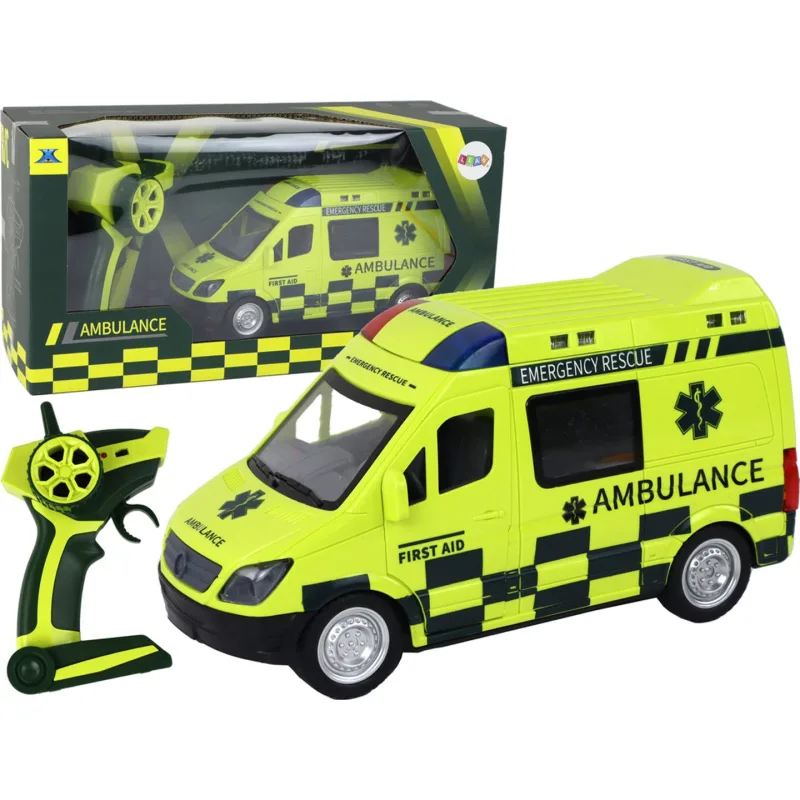 Auto Ambulance se světly na dálkové ovládání