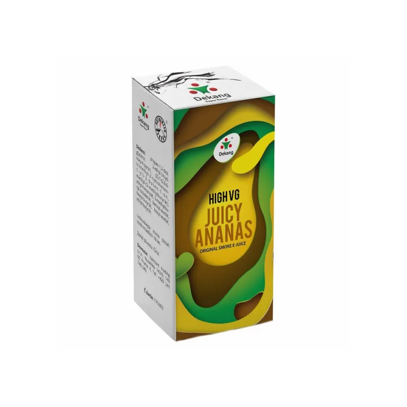 Dekang High VG E-liquid - 10ml - 1,5mg - Juicy Ananas (Šťavnatý ananas)
