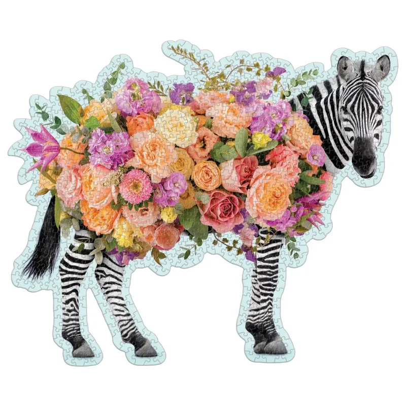 Puzzle Kvetinová zebra