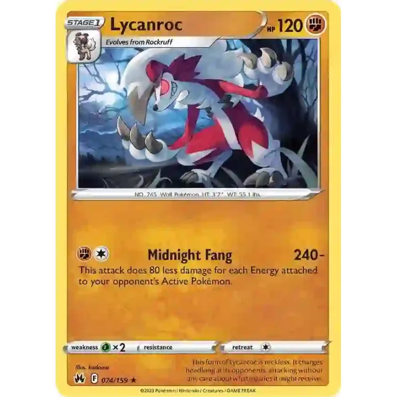 Lycanroc (CRZ 074)