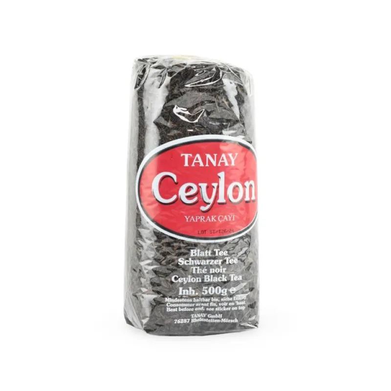 Čierny čaj Tanay Ceylon Yaprak Cay - Gramáž čaju: 500 g