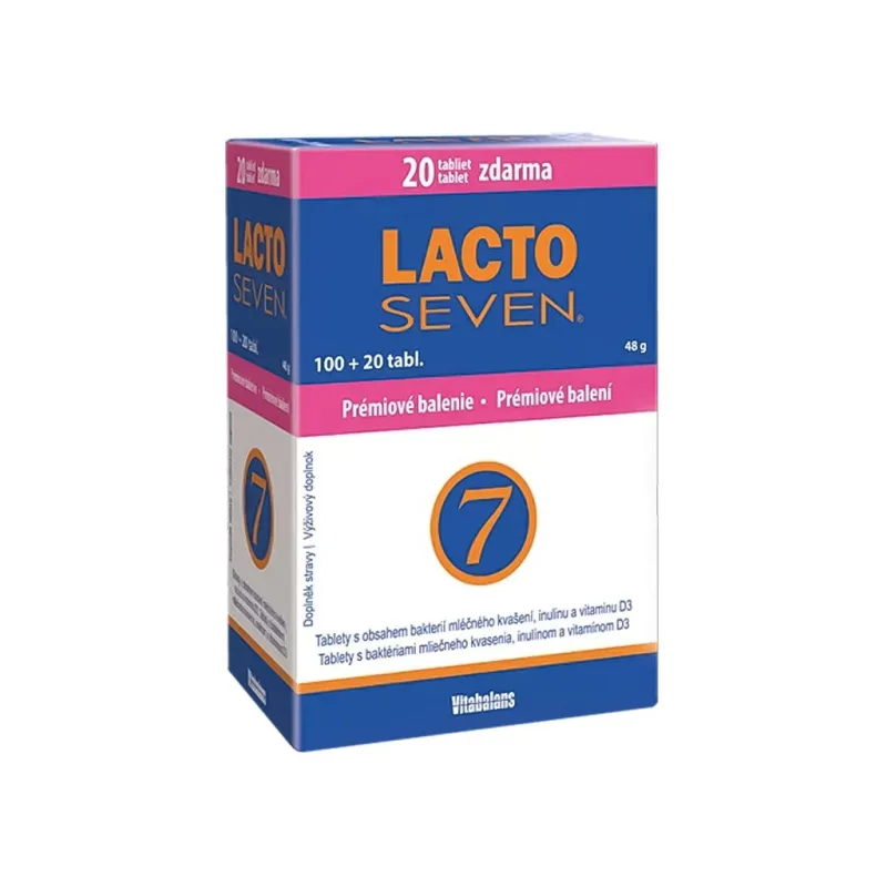 VITABALANS Lactoseven displej 6 x 120 tabliet