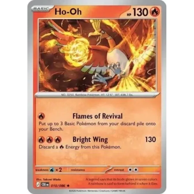 Ho-Oh (CRI 010) - REVERSE HOLO