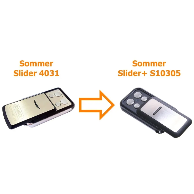 Sommer Slider 4031, výsuvný dálkový ovladač , 868,8 Mhz, 4 kanálový, originální, TX08-868-4 | nahrazeno Sommer Slider+ S10305TX40-868-4