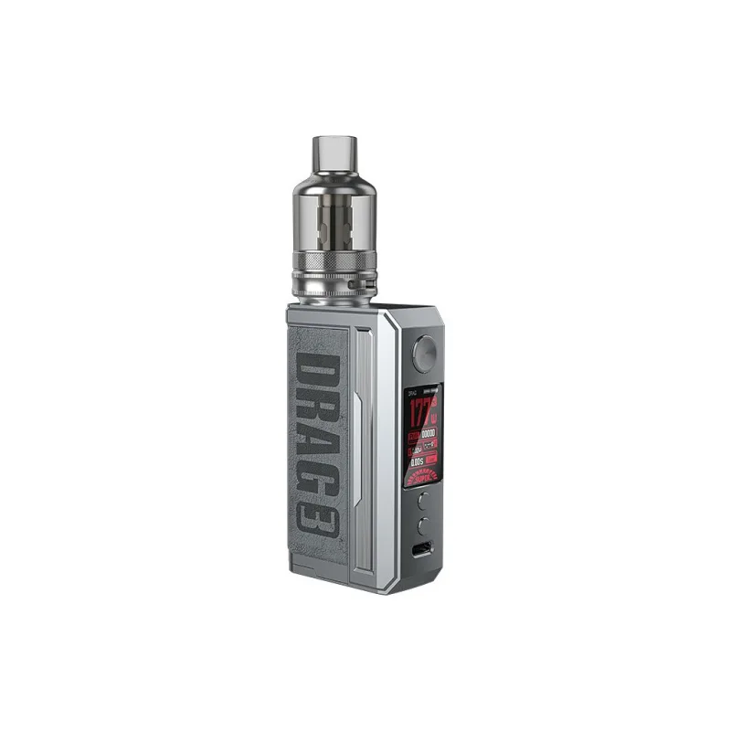 VOOPOO DRAG 3 - 177W - Full Grip s TPP Pod Tank (Smoky Grey)