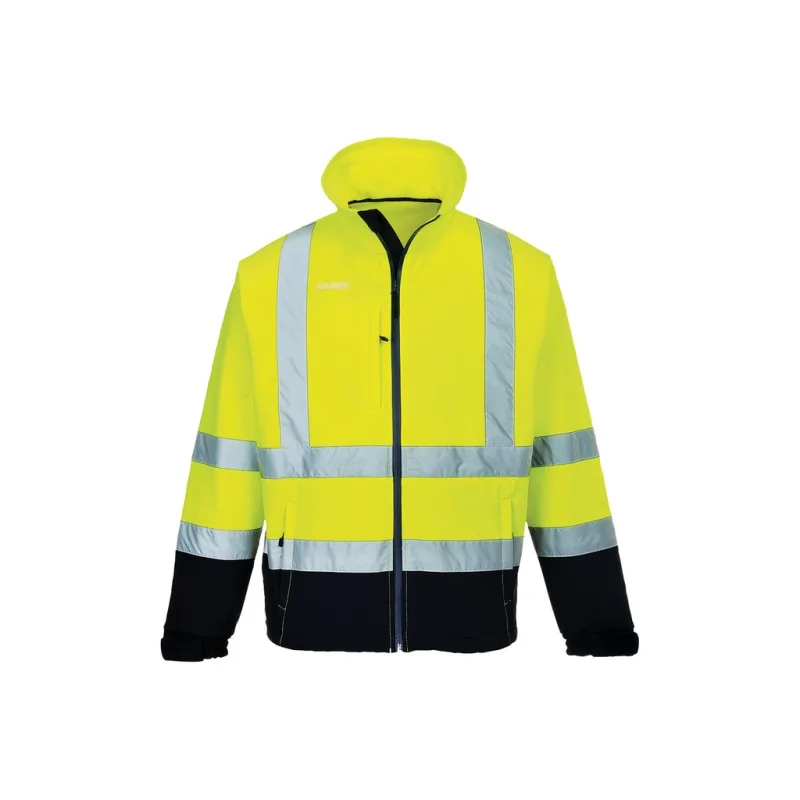 Bunda Hi-Vis Contrast Softshell (3L)