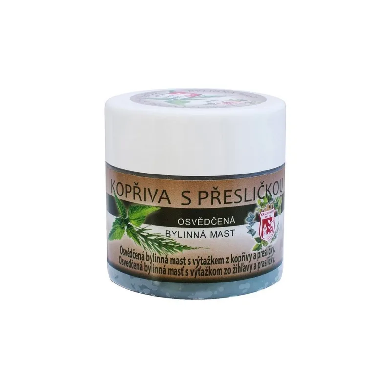 Bylinná mast - KOPŘIVA S PŘESLIČKOU 150 ml PUTORIUS