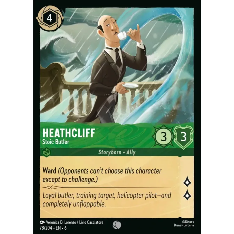 Heathcliff - Stoic Butler - foil