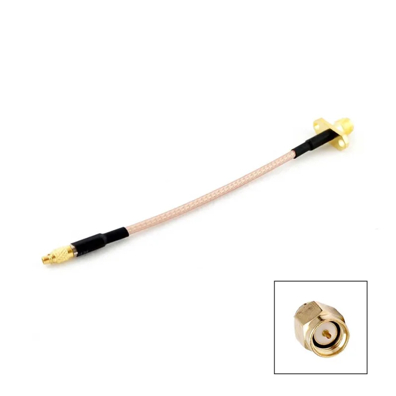 MMCX->SMA/RP-SMA Pigtail Rovný Konektor: SMA
