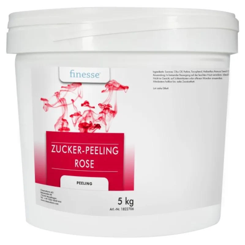 finesse® Peelingový cukr, Růže, 5 kg