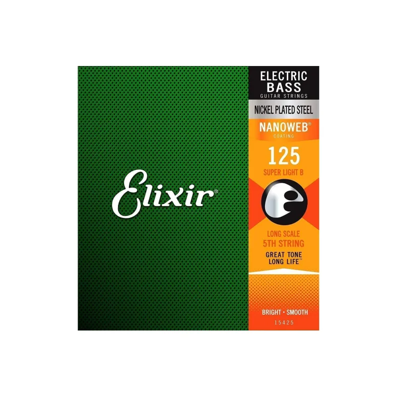 Elixir Bass Nanoweb 15425 Super Light B 125