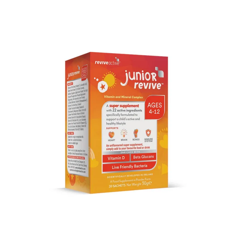 JUNIOR REVIVE - komplexní doplněk stravy PRO DĚTI - 20 sáčků REVIVE ACTIVE