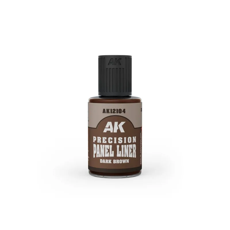AK Interactive: Panel liner - Dark Brown