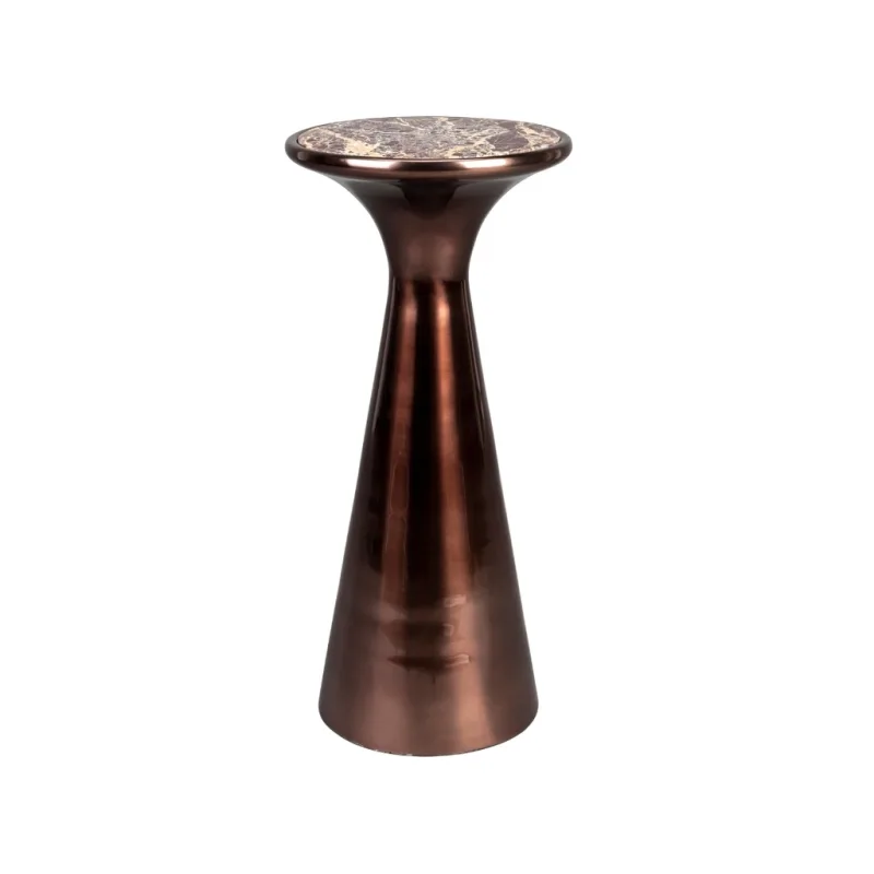 Černý mramorový odkládací stolek DUTCHBONE MOUNT 25 cm