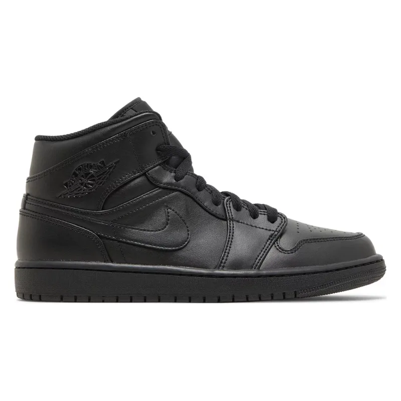 Jordan 1 Mid Triple Black (2022)