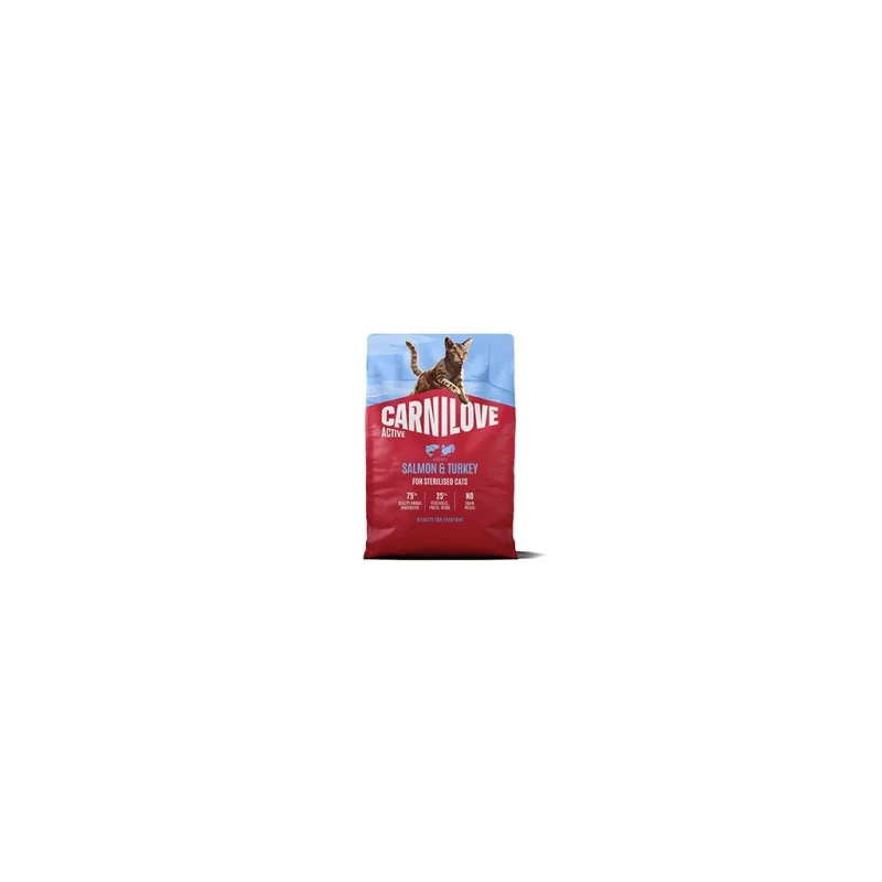 Carnilove Cat Active Dry Salmon&Turkey Steril.Ad.AB2kg