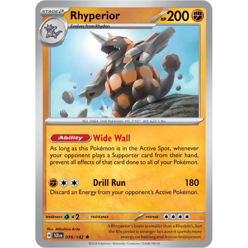 Rhyperior (SCR 076) - HOLO