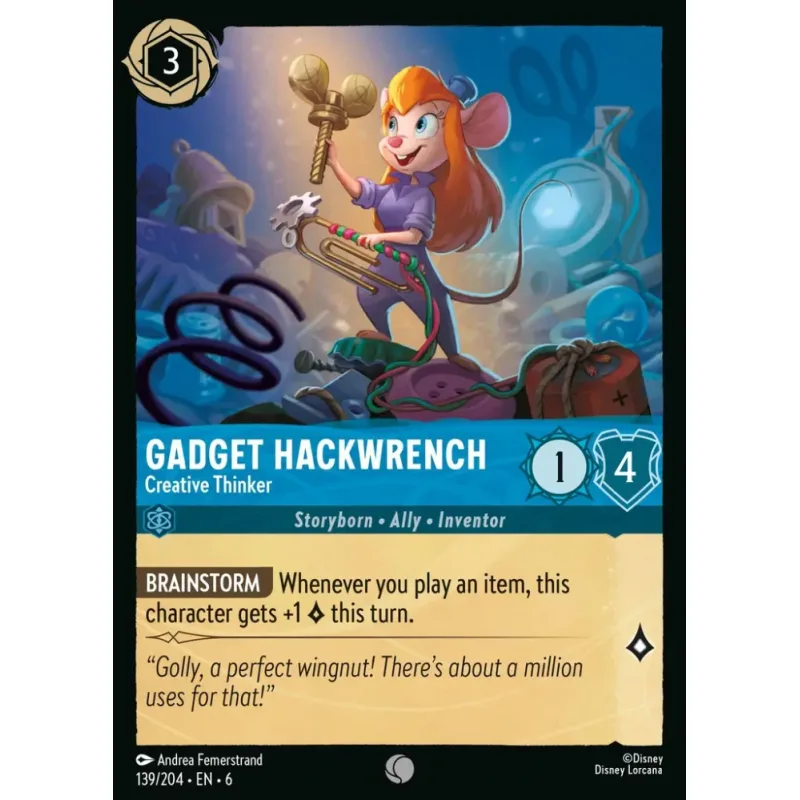 Gadget Hackwrench - Creative Thinker