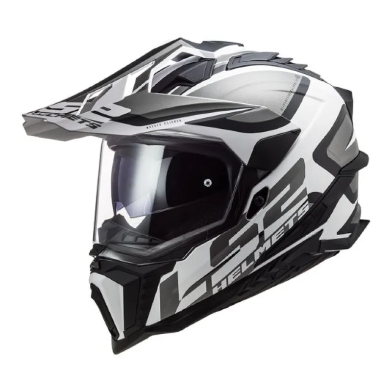 Enduro přilba LS2 MX701 Explorer Alter bílo/černo/šedá